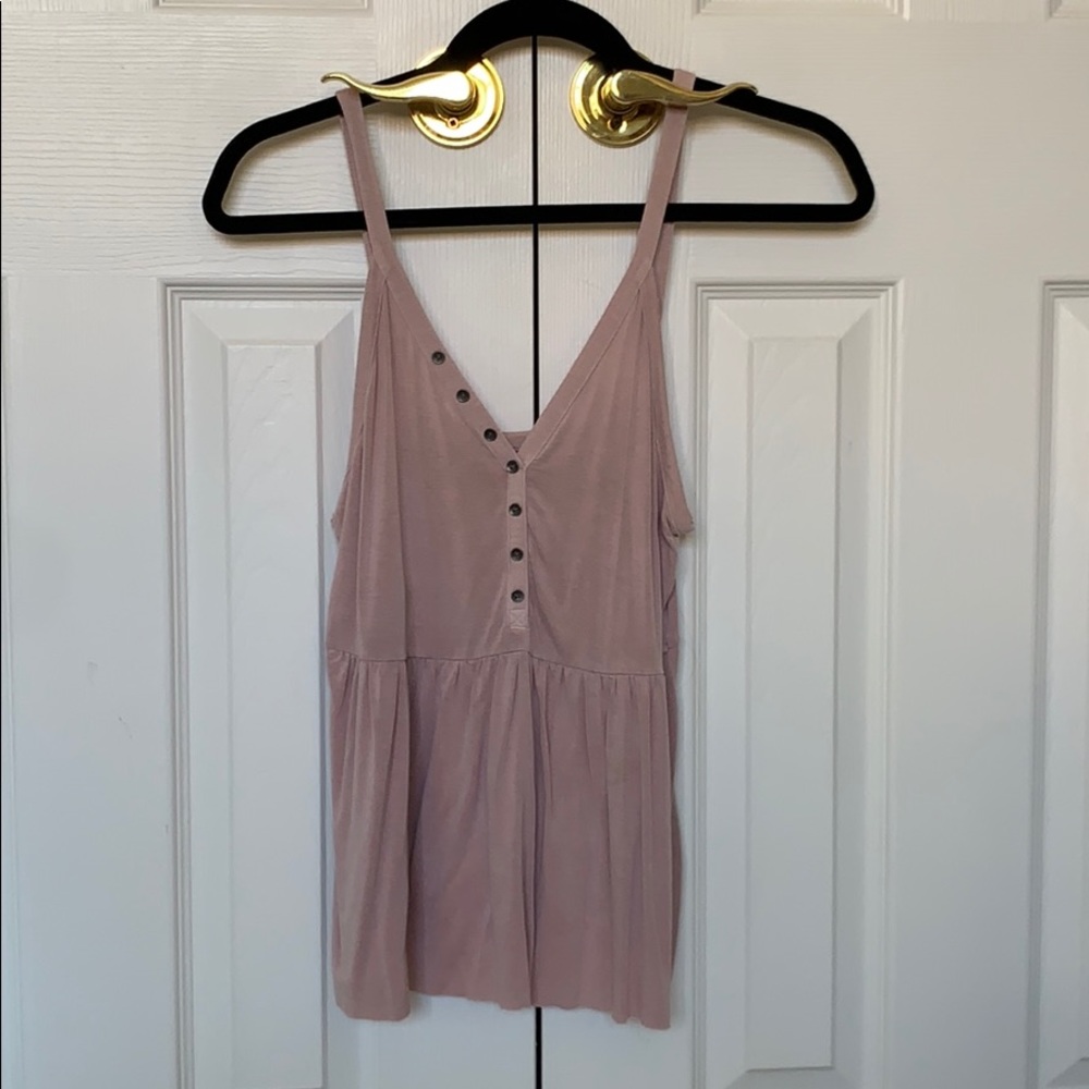 American Eagle soft pink tank top
